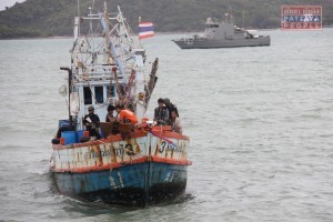 В Паттайе задержано нелегальное рыболовецкое судно