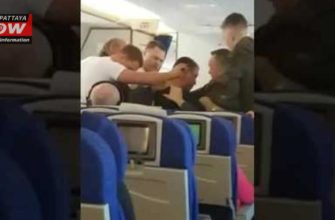 Россиянин устроил пьяную драку в самолете по пути в Таиланд