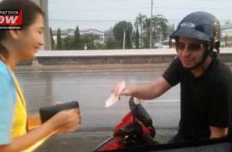 Наглый иностранец выманивает деньги в Таиланде