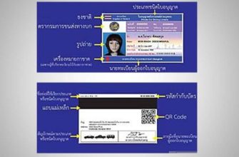 Водительское удостоверение нового образца в Таиланде