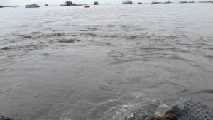 Сезон дождей в Паттайе - грязь сливают в море
