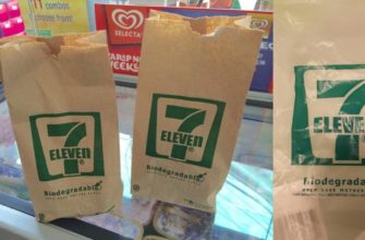 Магазины 711 в Таиланде отказались от пластиковых пакетов