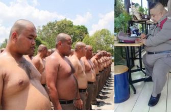 Борьба с толстыми полицейскими в Таиланде