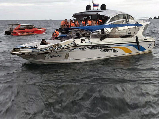 Туристы из России пострадали в Таиланде при столкновении катера с яхтой