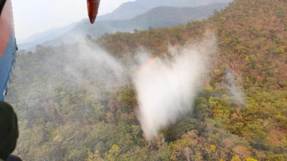 Российская техника помогает в борьбе с лесными пожарами в Таиланде