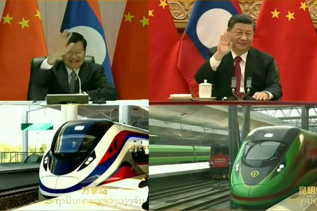 Китай построил в Лаосе железную дорогу, соединившую две страны