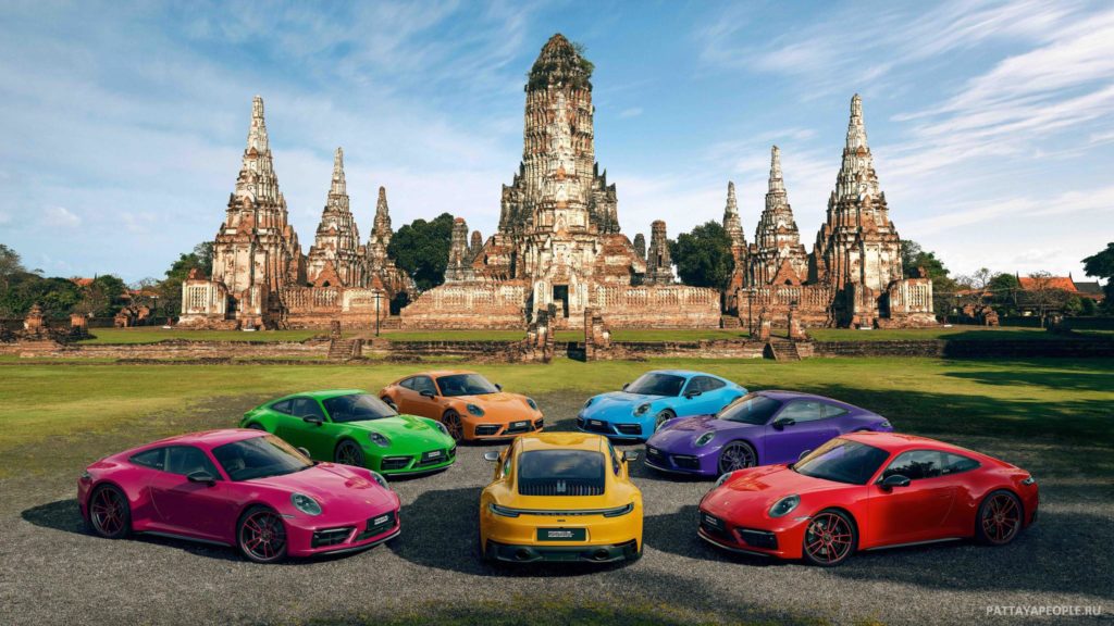 Красочная «неделька» от Porsche специально для Таиланда