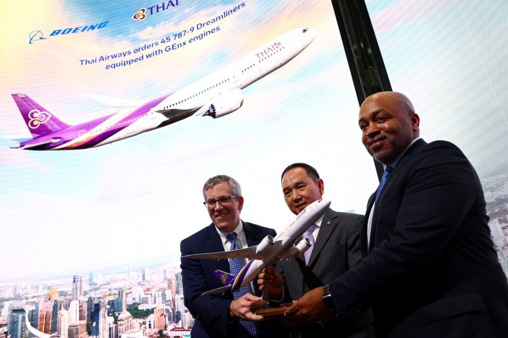 Тайские авиалинии заказали рекордную партию самолетов Боинг